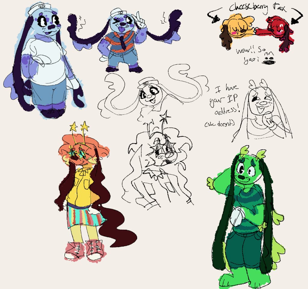 Jellyfish Sketches
